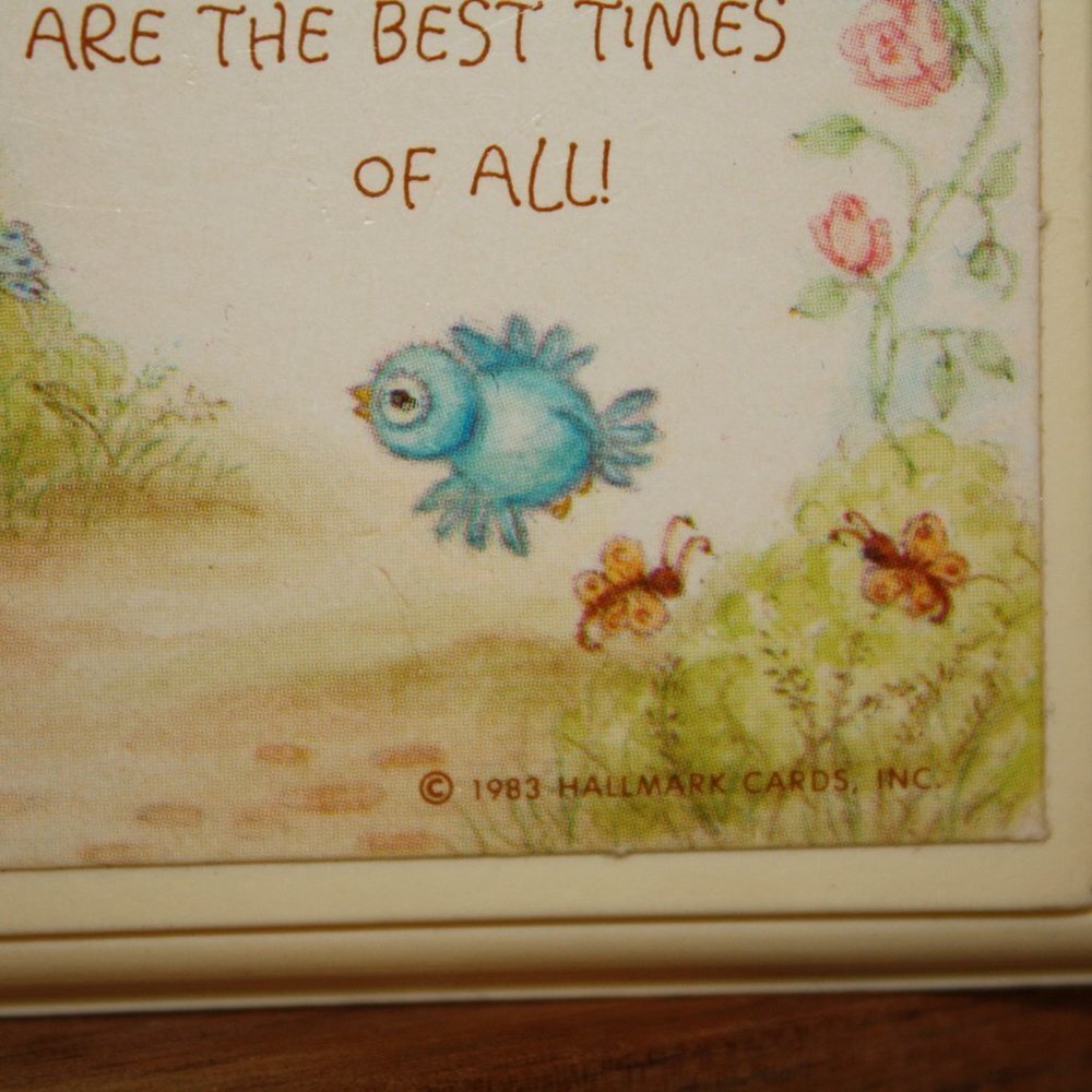 VINTAGE 1983 HALLMARK GOOD FRIENDS PLAQUE - Picture 5 of 8